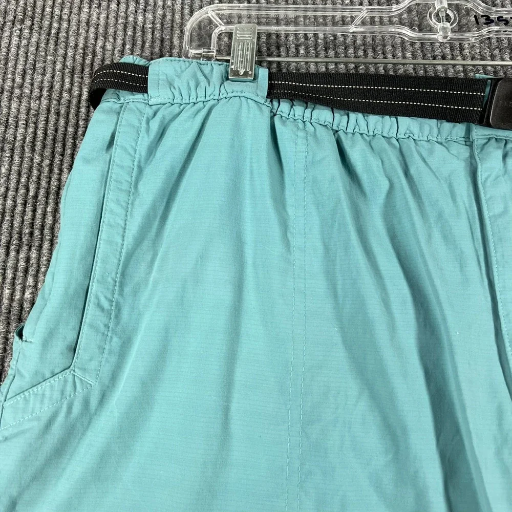 L.L. Bean Shorts Mens Size XL Extra Large Blue Belted Lined Swim Trunks Sharp